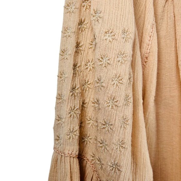 Doen Daisy Size Small Blouse Top Boho Designer Oversized Relaxed - Picture 5 of 8